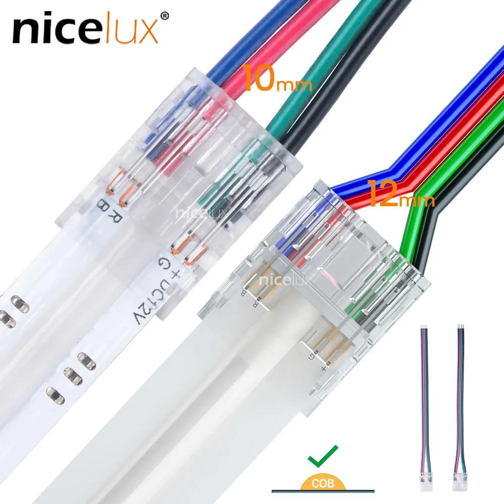 FCOB RGB 4  LED Ʈ  Ŀ Ʈ,  Ŀ  Ŭ, ̾ 4 P   , 15cm, 10mm, 12mm